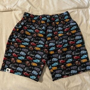 Kids Cars Print Shorts - Multicolor